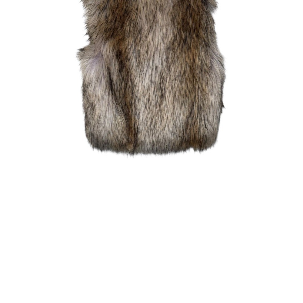BB Dakota Womens Vest Sleeveless Faux Fur BJ301730 Bedrock City XS NWT - Picture 12 of 12